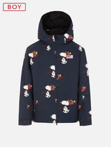 Blaue Jungenjacke Wildhorn mit Snoopy Ski Club-Aufdruck | SNOOPY PEANUTS SPECIAL EDITION