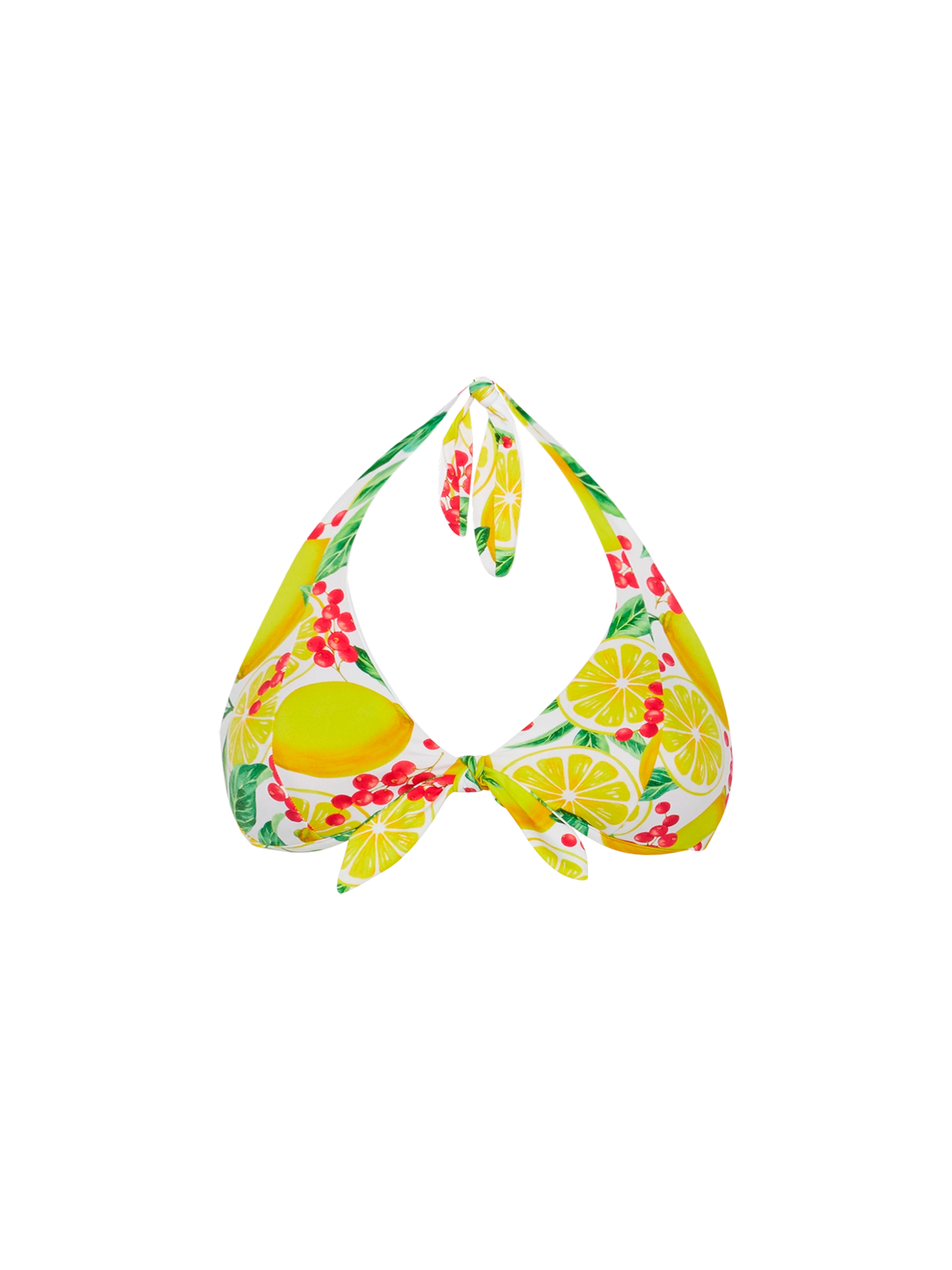 Triangle top Camille with lemon print