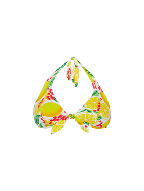 Triangle top Camille with lemon print