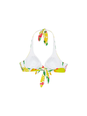 Triangle top Camille with lemon print