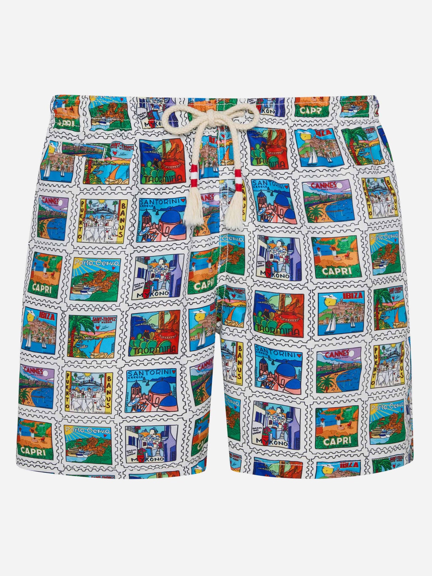 Badeshorts für Herren mit Sommerprint | ALESSANDRO ENRIQUEZ SONDERAUSGABE