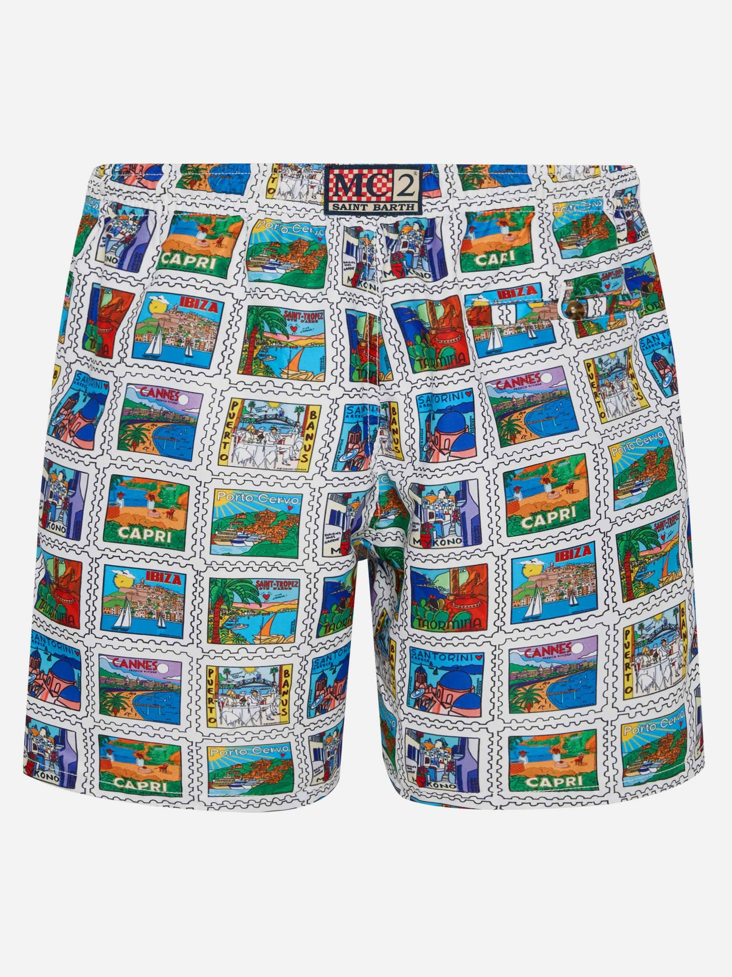 Badeshorts für Herren mit Sommerprint | ALESSANDRO ENRIQUEZ SONDERAUSGABE