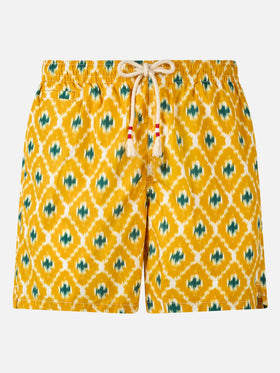 Man swim shorts with geometric print