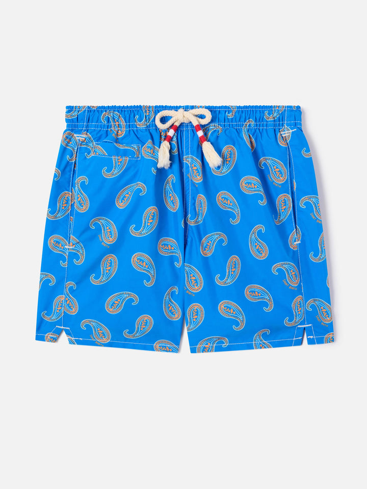 Short de bain garçon Bluette à imprimé paisley 