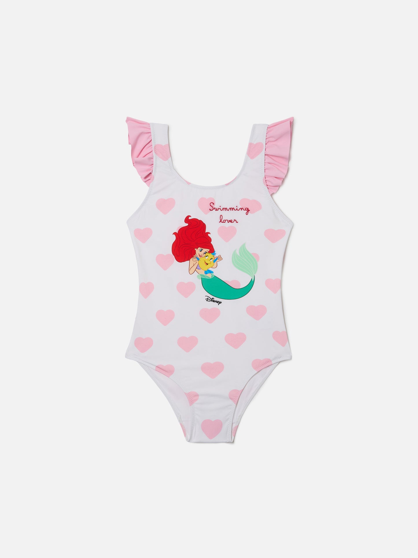 Costume intero Carol con stampa Ariel e cuori | Special Edition