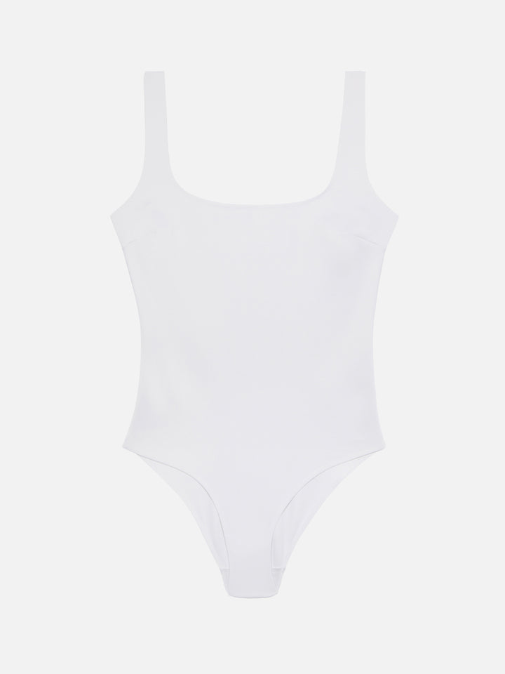 Cassandra square neck one-piece swimsuit