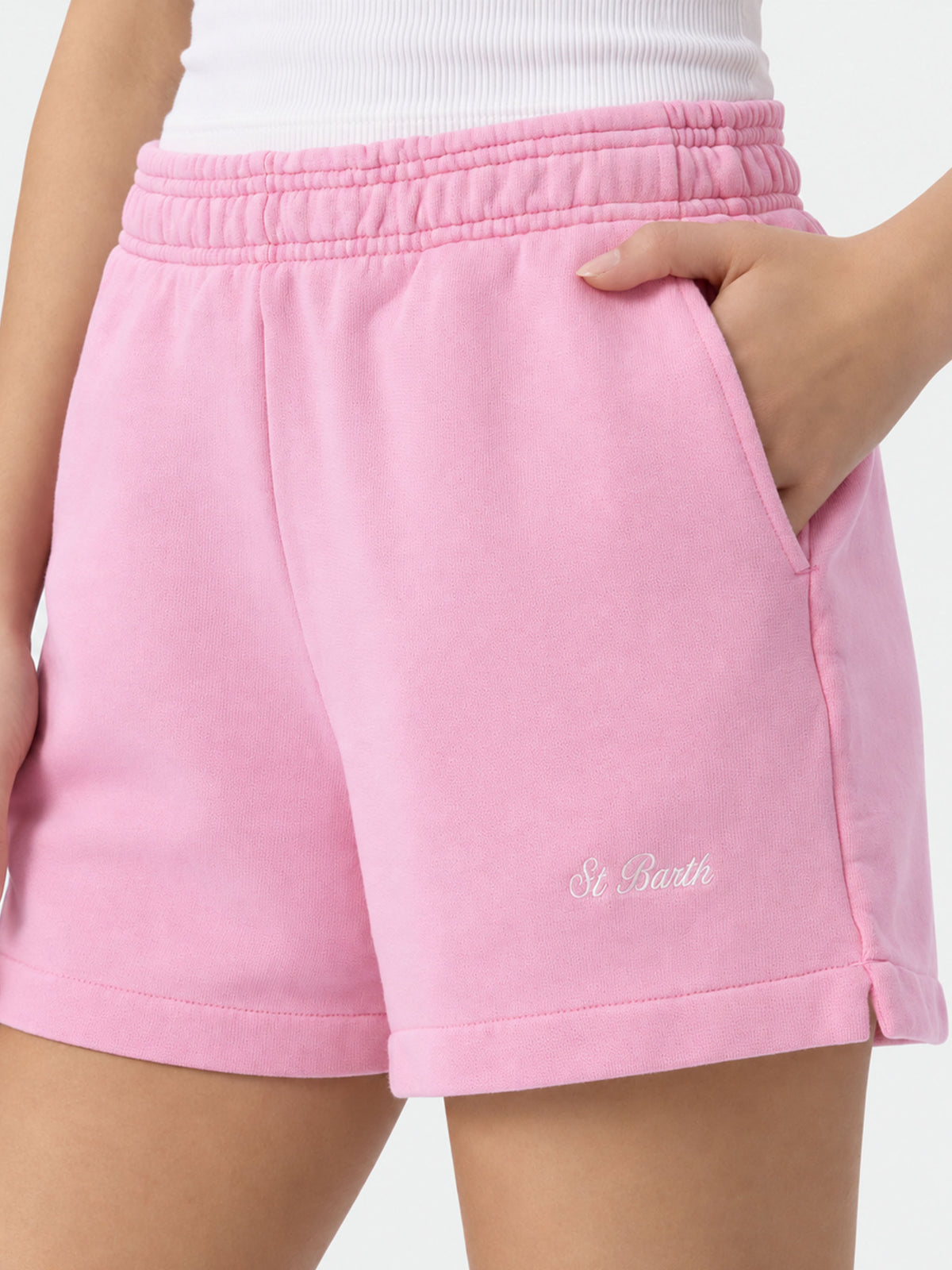 Cate Baumwollshorts mit St. Barth-Stickerei 