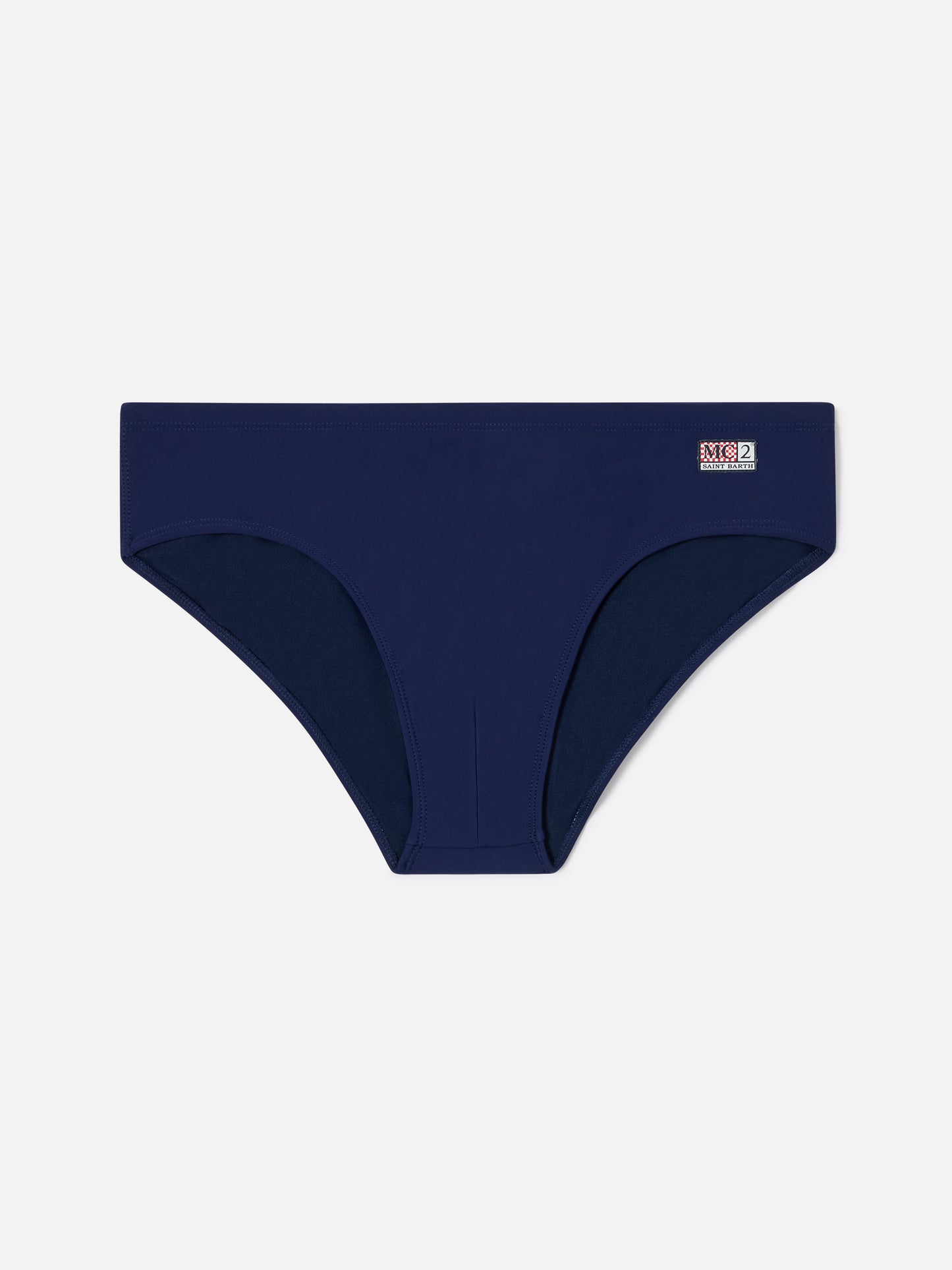 Slip de bain bleu marine uni Cayo 
