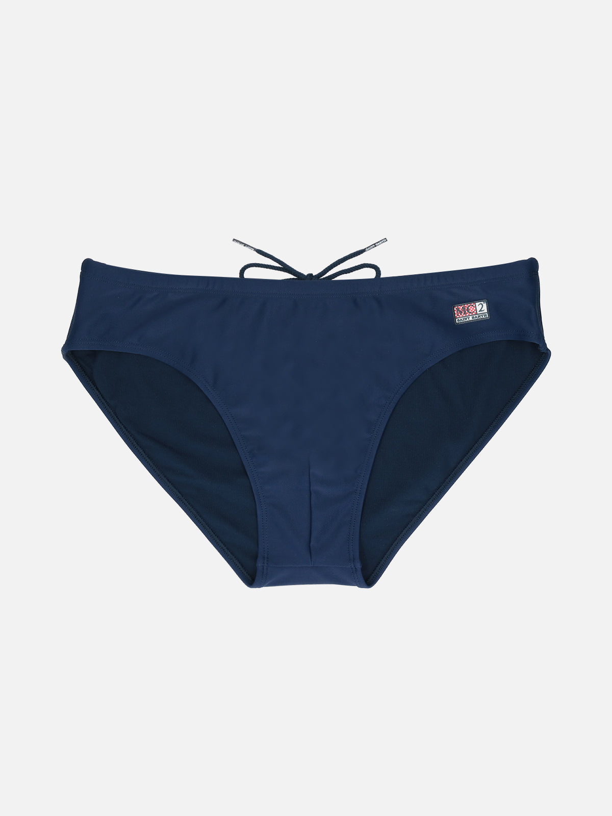 Slip de baño azul marino liso Cayo 