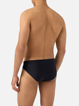 Cayo solid black swim briefs