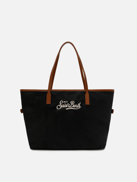 Black City nylon regular bag