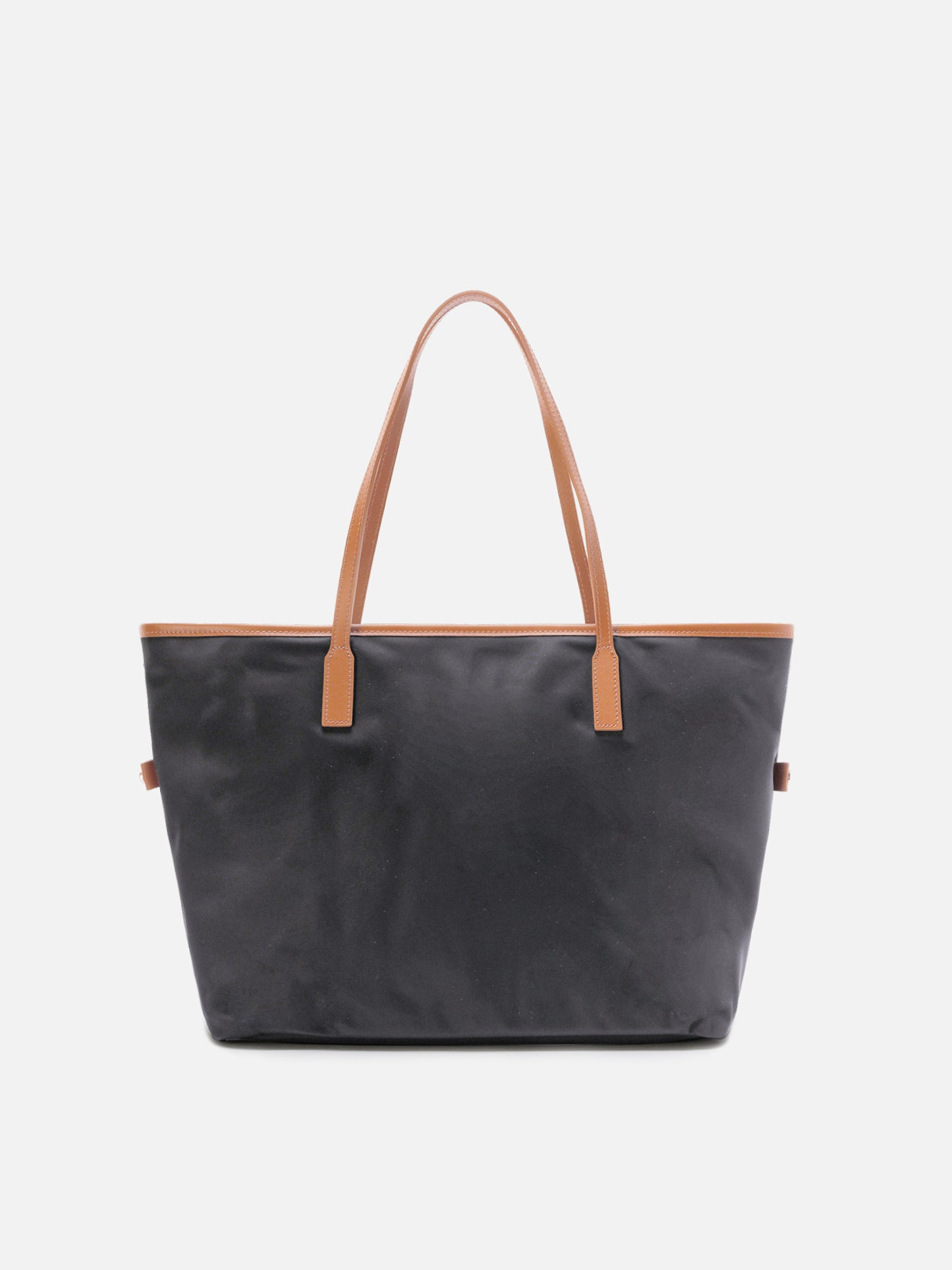 Schwarze City Bag aus Nylon in regulärer Größe 