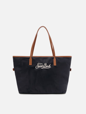 Black City nylon regular bag