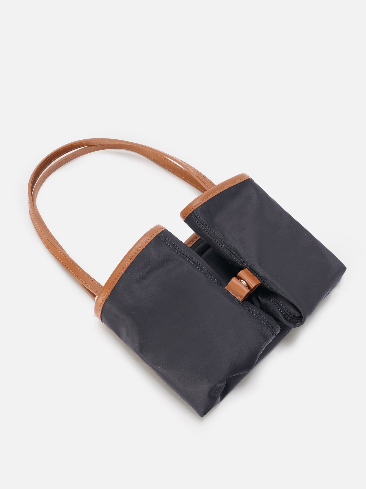 Black City nylon regular bag
