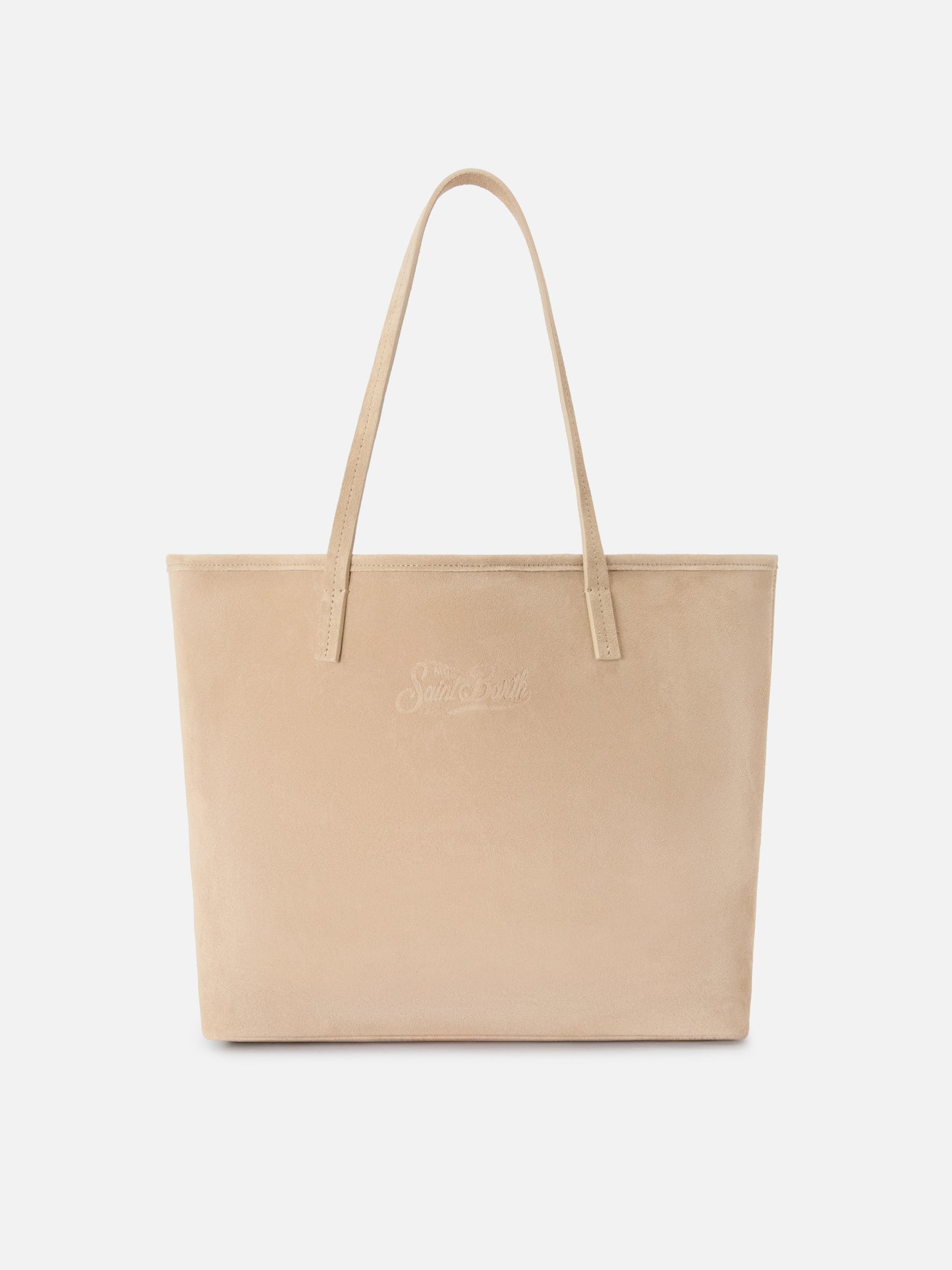 Beige suede City regular bag