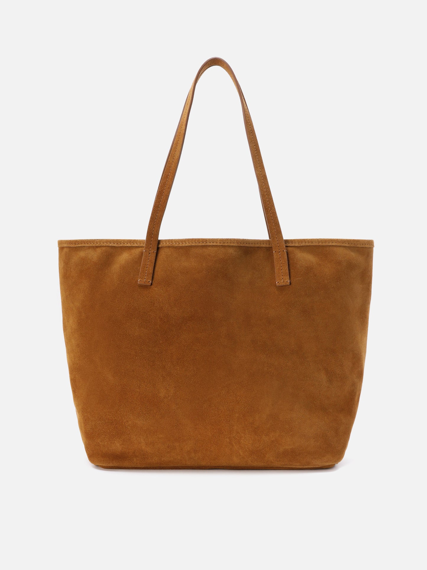 Camel suede City regular bag