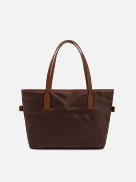 Brown City medium nylon bag