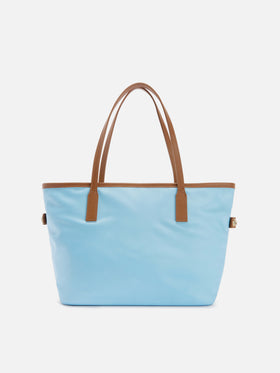Light blue City medium nylon bag