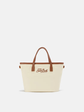 Borsa City mini in nylon bianca