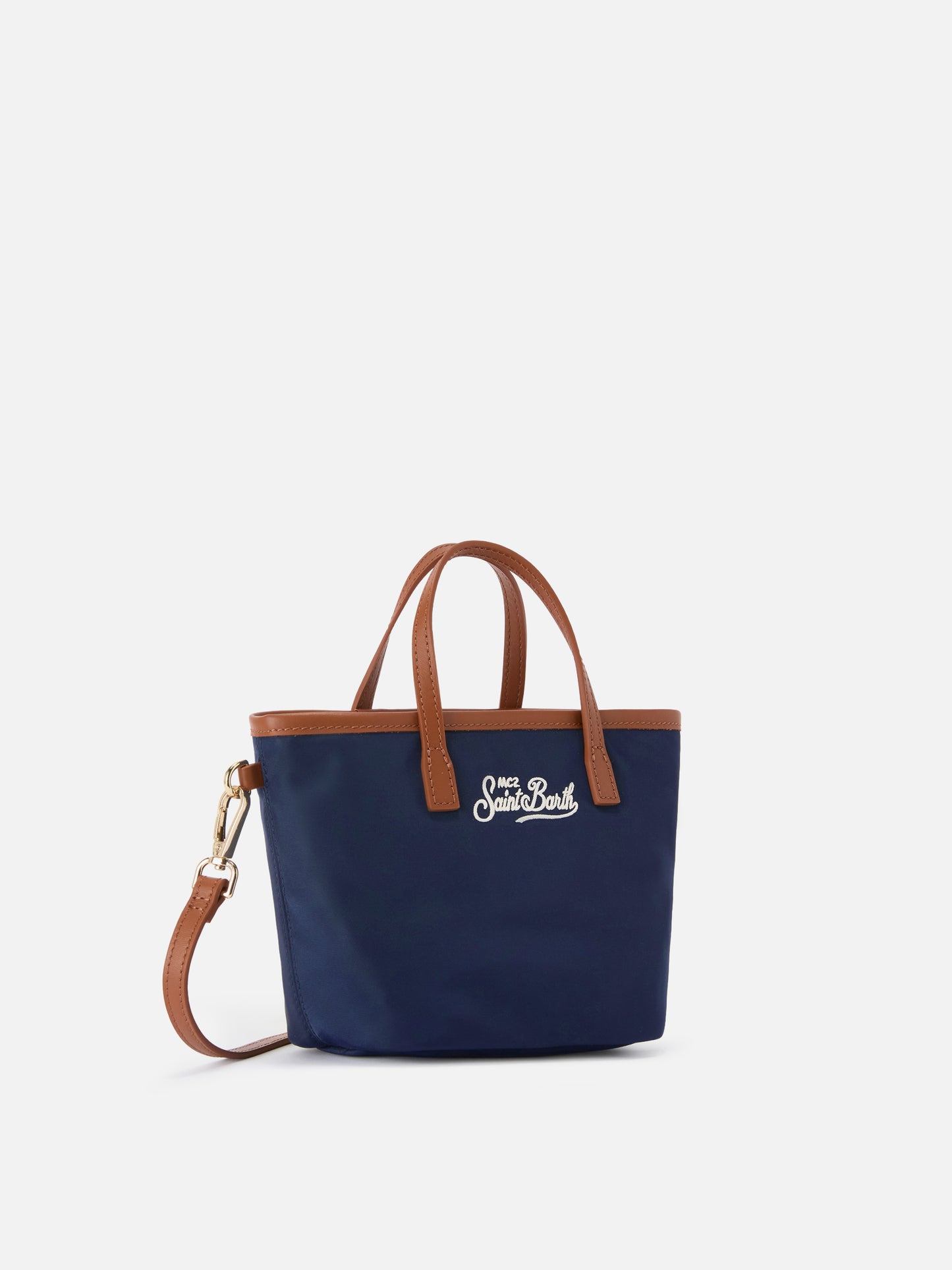 Navy blue City mini nylon bag