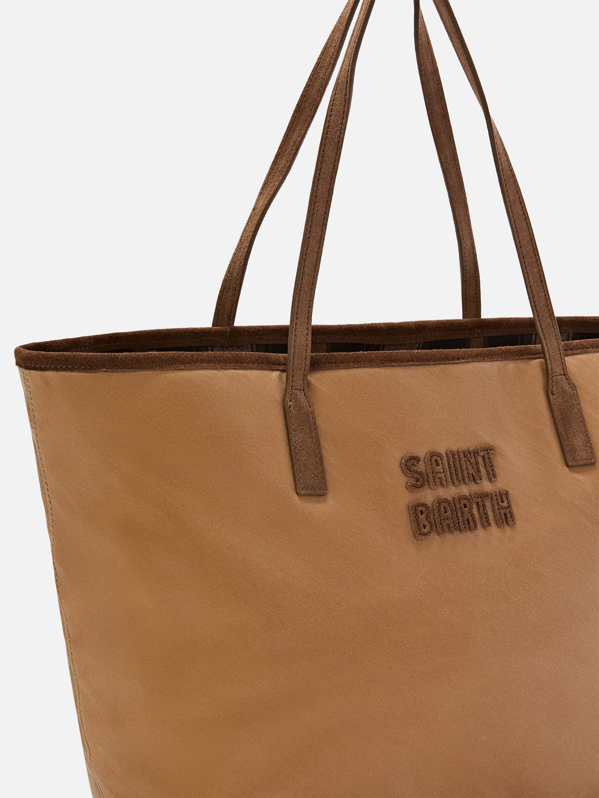 Grand sac city ciré Nut avec logo brodé 