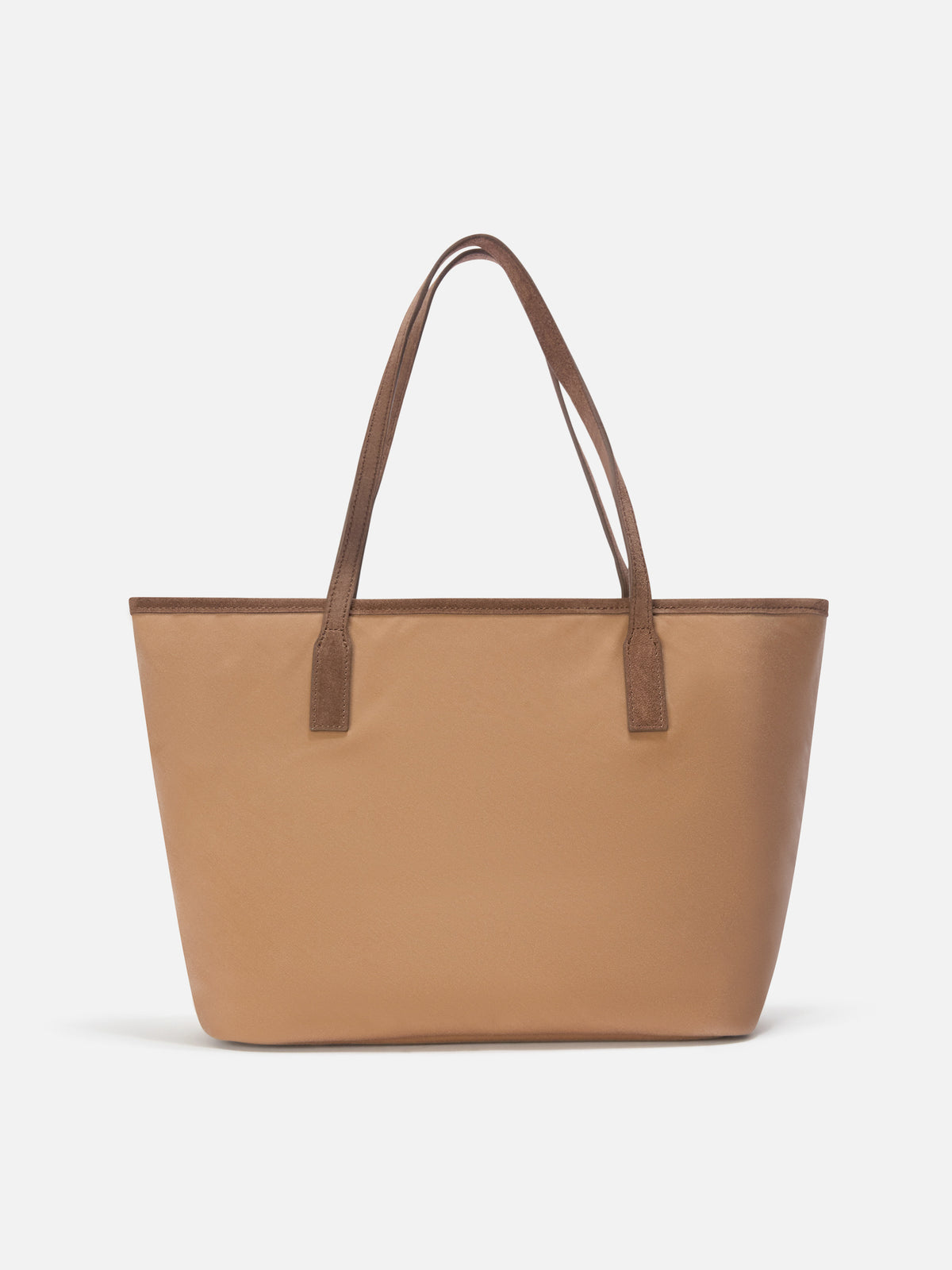 Gewachste Nut Medium City Bag mit Logostickerei 