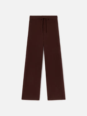 Pantaloni Cambon marroni in lana