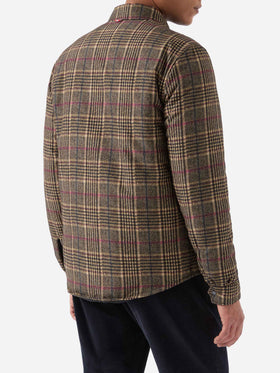 Technic fabric overshirt Chalet with Prince of Wales print