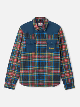 Overshirt imbottita Chalet fantasia tartan