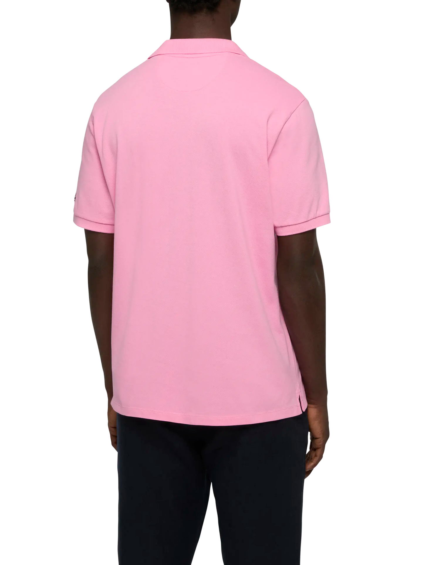 Poloshirt aus Baumwoll-Piqué in Blasenrosa Charles