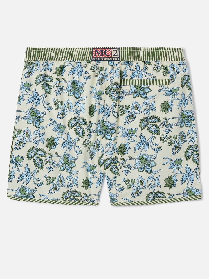 Comporta swim shorts with floral print