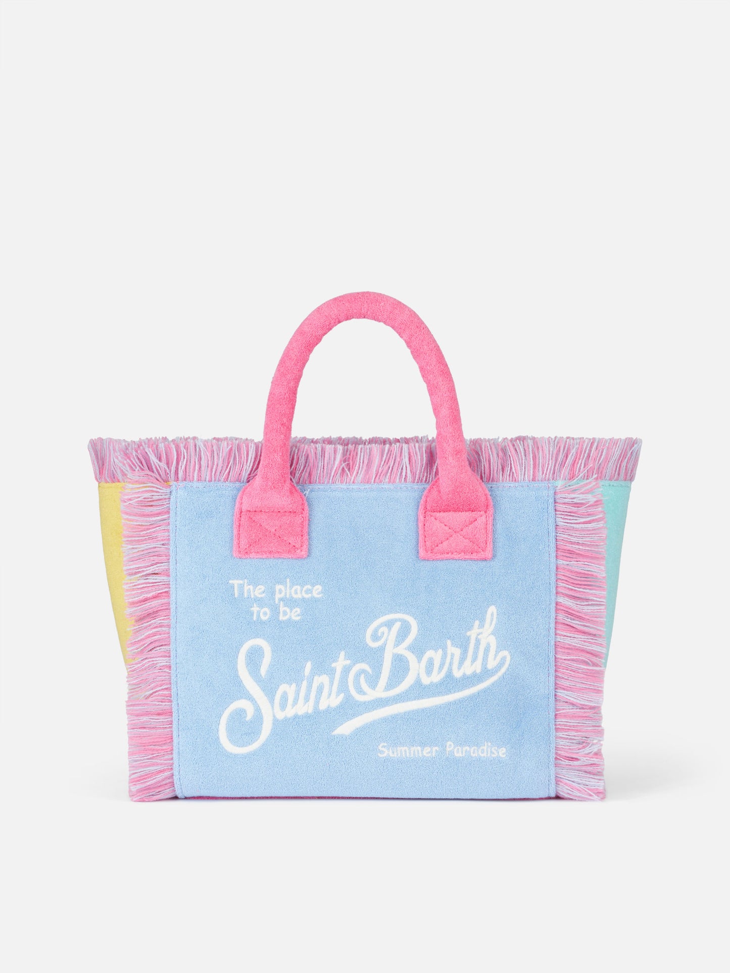 Borsa Colette in spugna color block