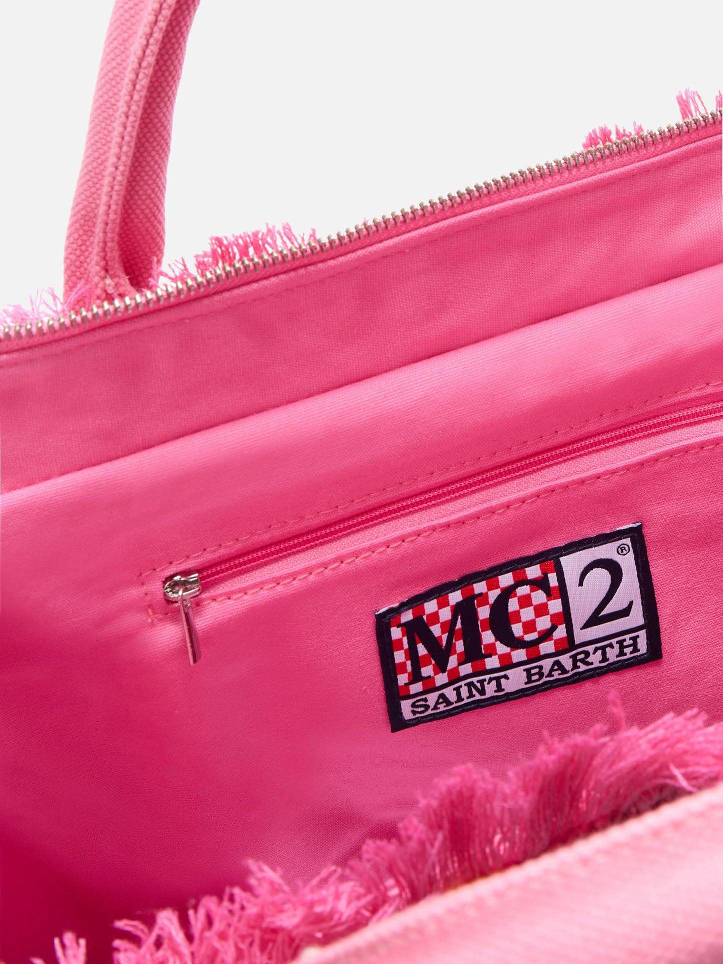 Colette rosa Häkelhandtasche