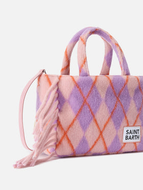 Borsa Colette Blanket con stampa argyle