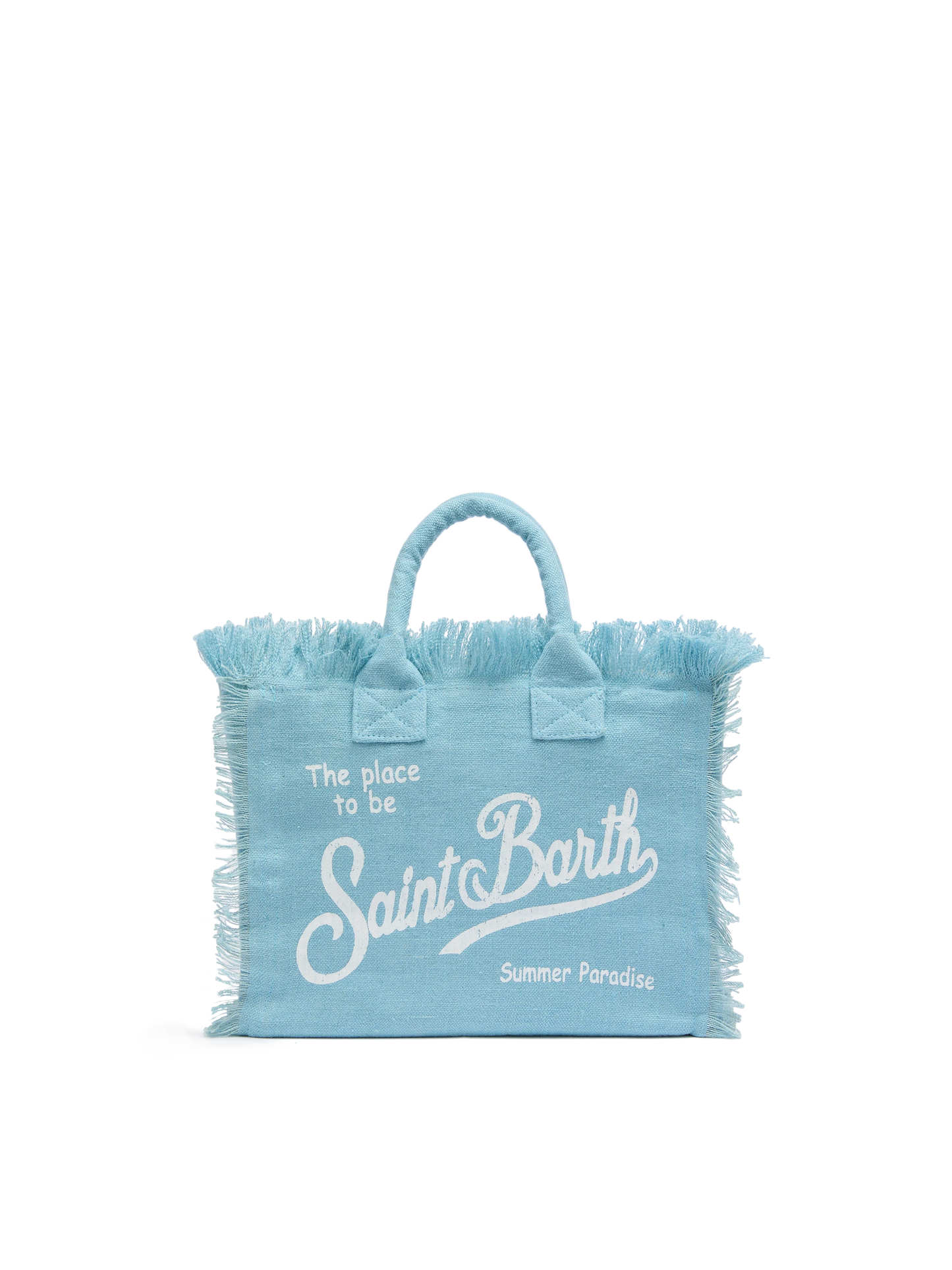 Colette linen light blue handbag