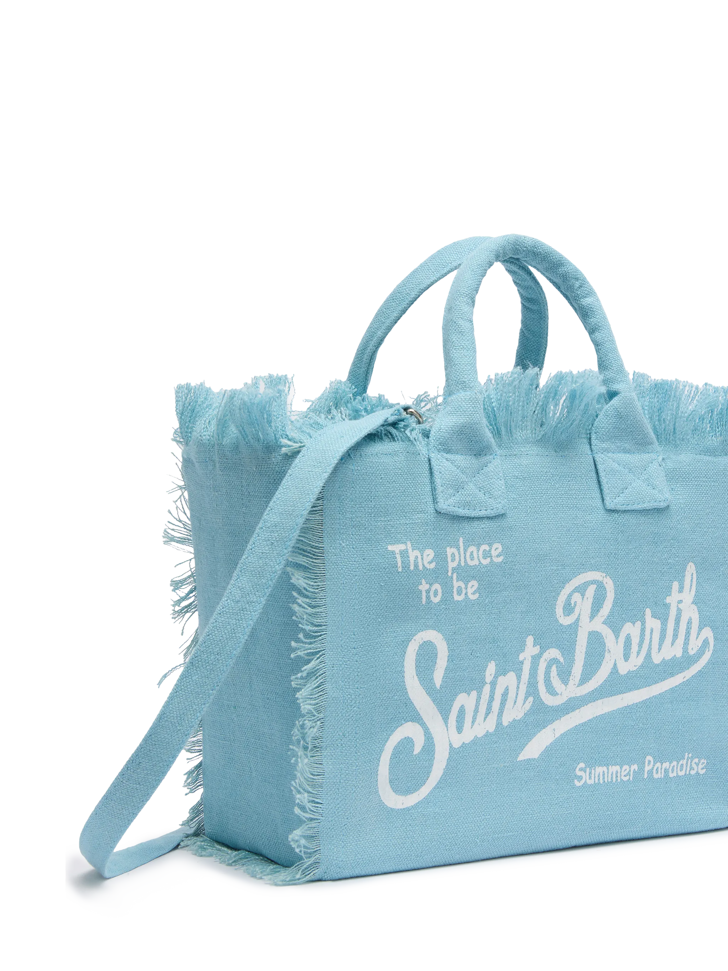 Colette linen light blue handbag