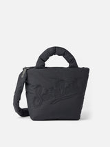 Colette Puffer black handbag with shoulder strap