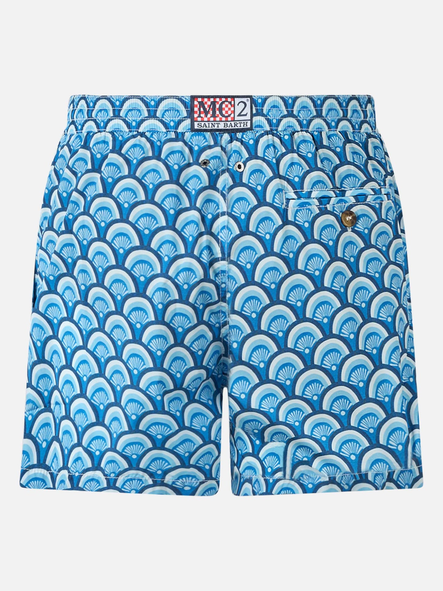 Man Comfort swim shorts with geometric print - MC2 Saint Barth
