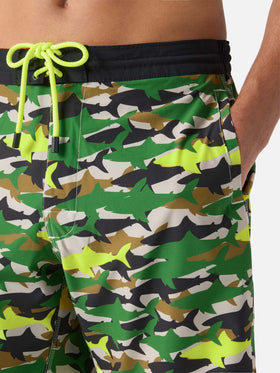 Comfort Surf Badeshorts mit Camouflage-Muster