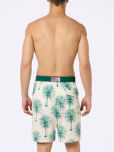 Costume da bagno da uomo Comfort Surf con stampa palme