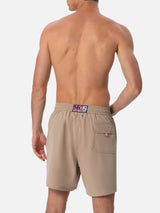 Man beige Comfort swim shorts