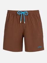 Man brown Comfort swim shorts