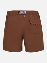 Man brown Comfort swim shorts