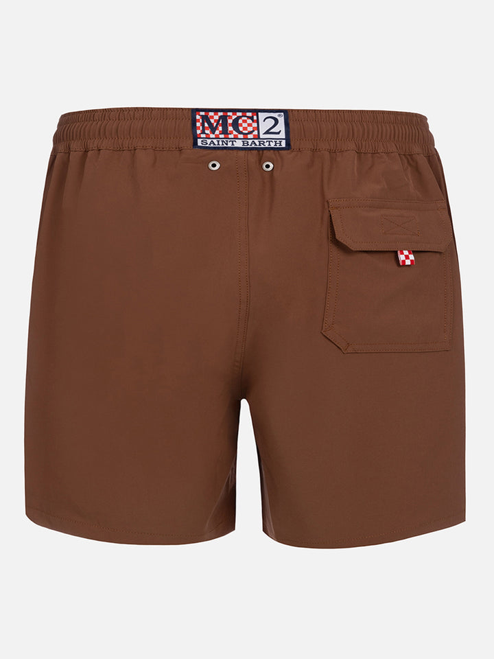 Costume classico elasticizzato Comfort marrone