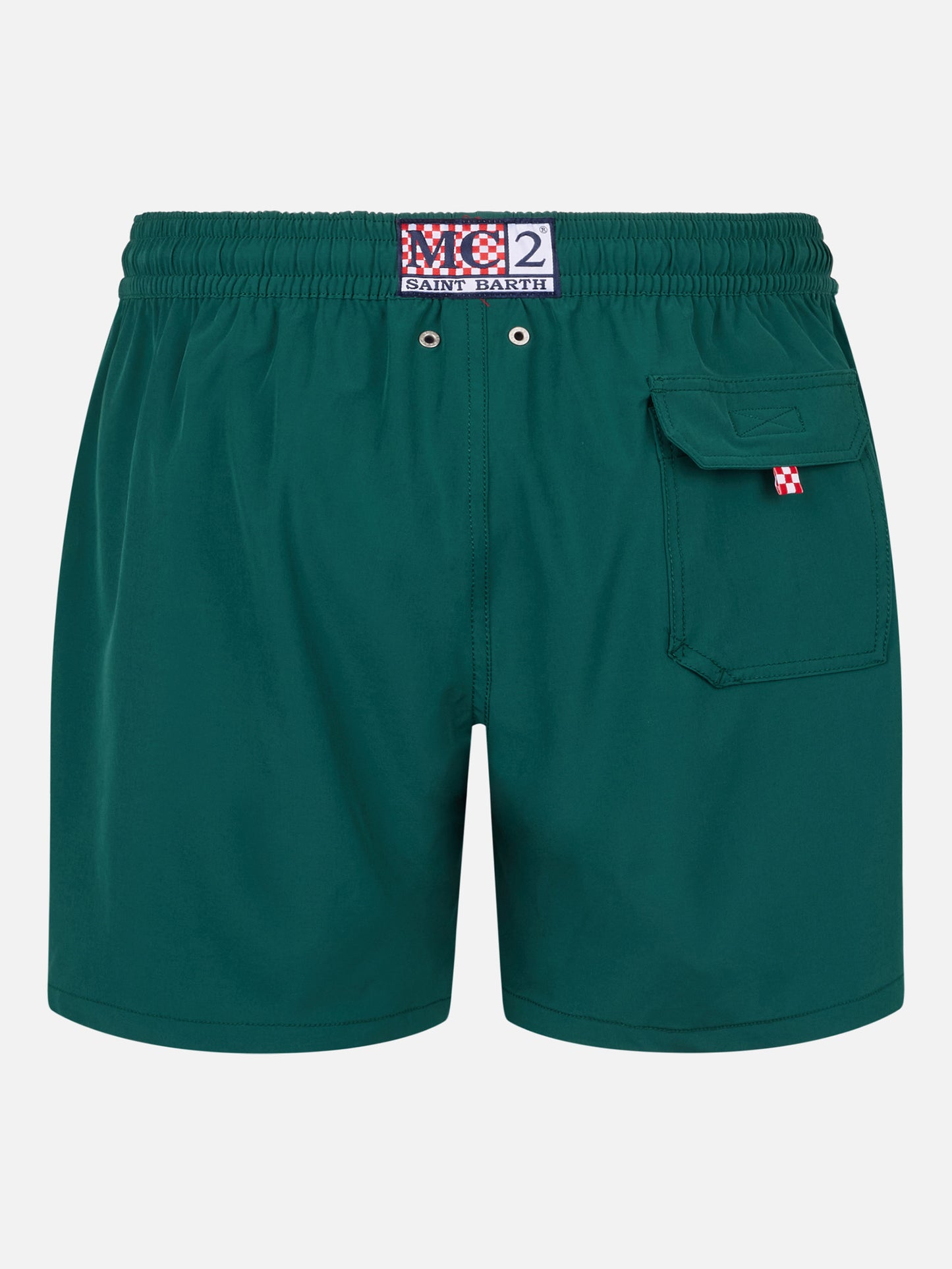 Classic stretch Comfort swim shorts with Forte dei Drammi embroidery | INSULTI LUMINOSI SPECIAL EDITION