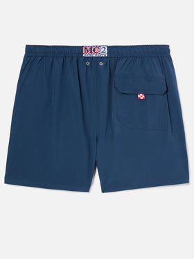Comfort swim shorts in blue with Sapore di Mare embroidery | Special Edition
