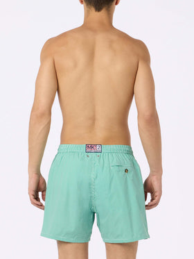 Man Comfort Light swim shorts with gingham print - MC2 Saint Barth