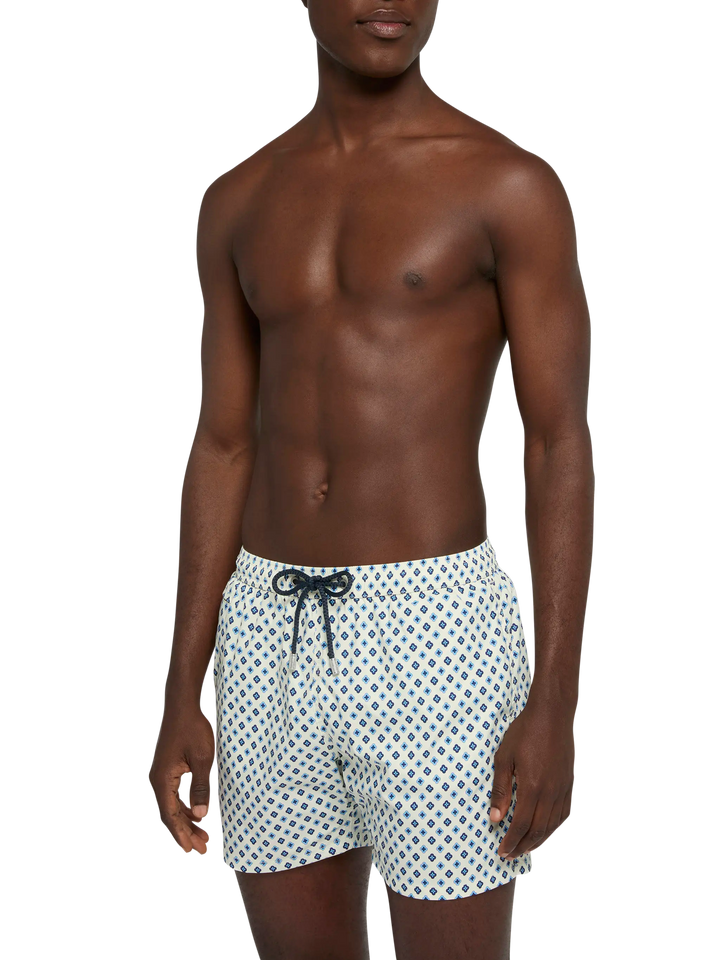 Comfort Light swim shorts with tie print