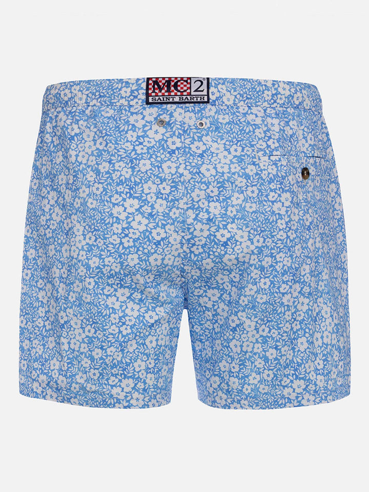 Man Comfort Light Badeshorts mit Blumendruck