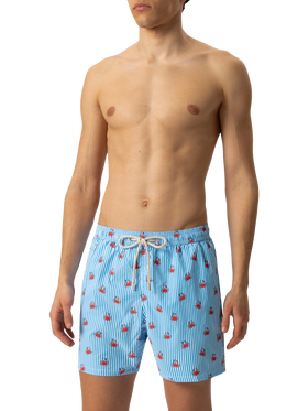 Costume mare Comfort Light con stampa granchi